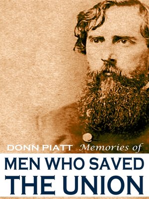 cover image of Memories of Men Who Saved the Union